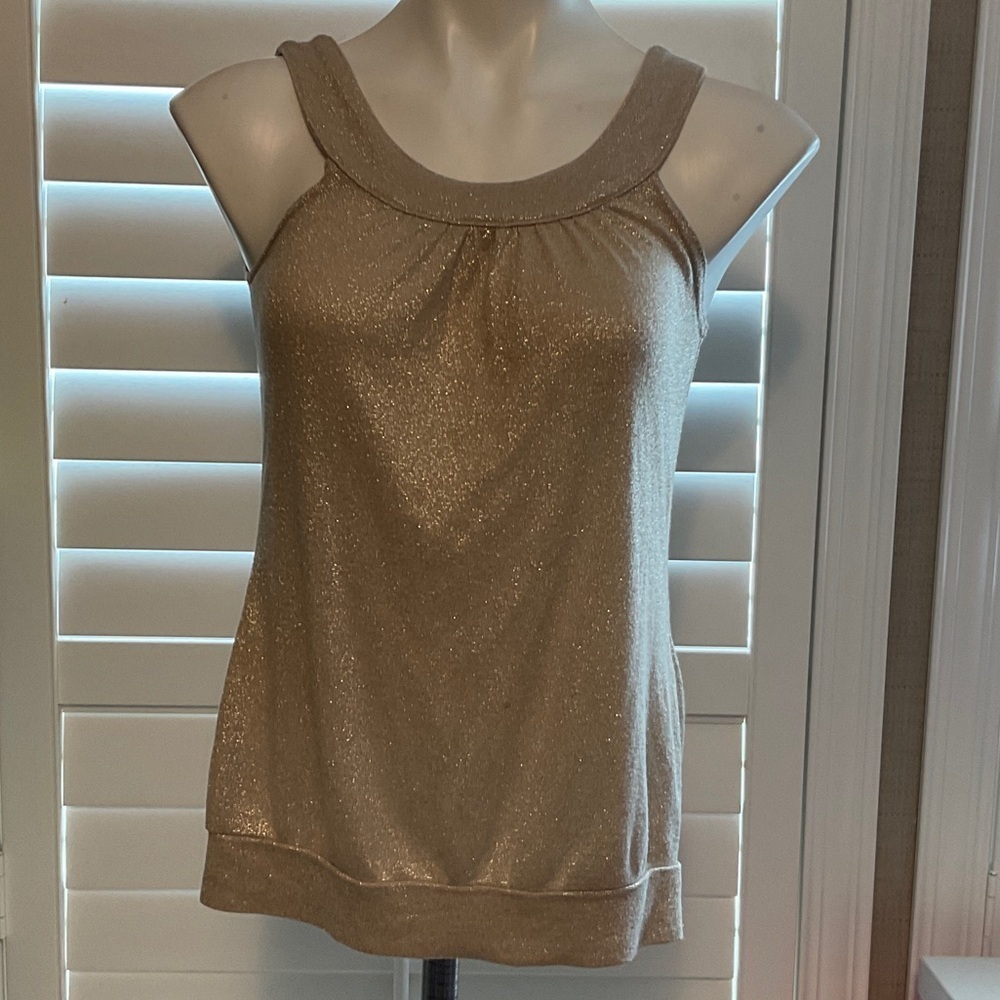 Old Navy Shimmering Gold Tank Top